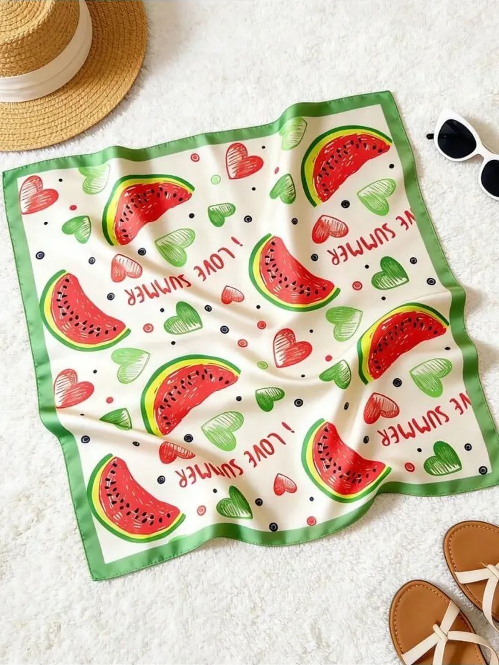 Watermelon Print Scarf S134